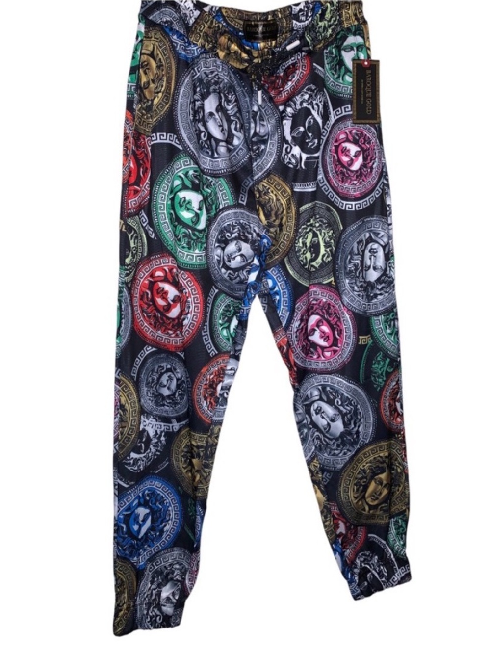 Versace inspired Medusa joggers size M